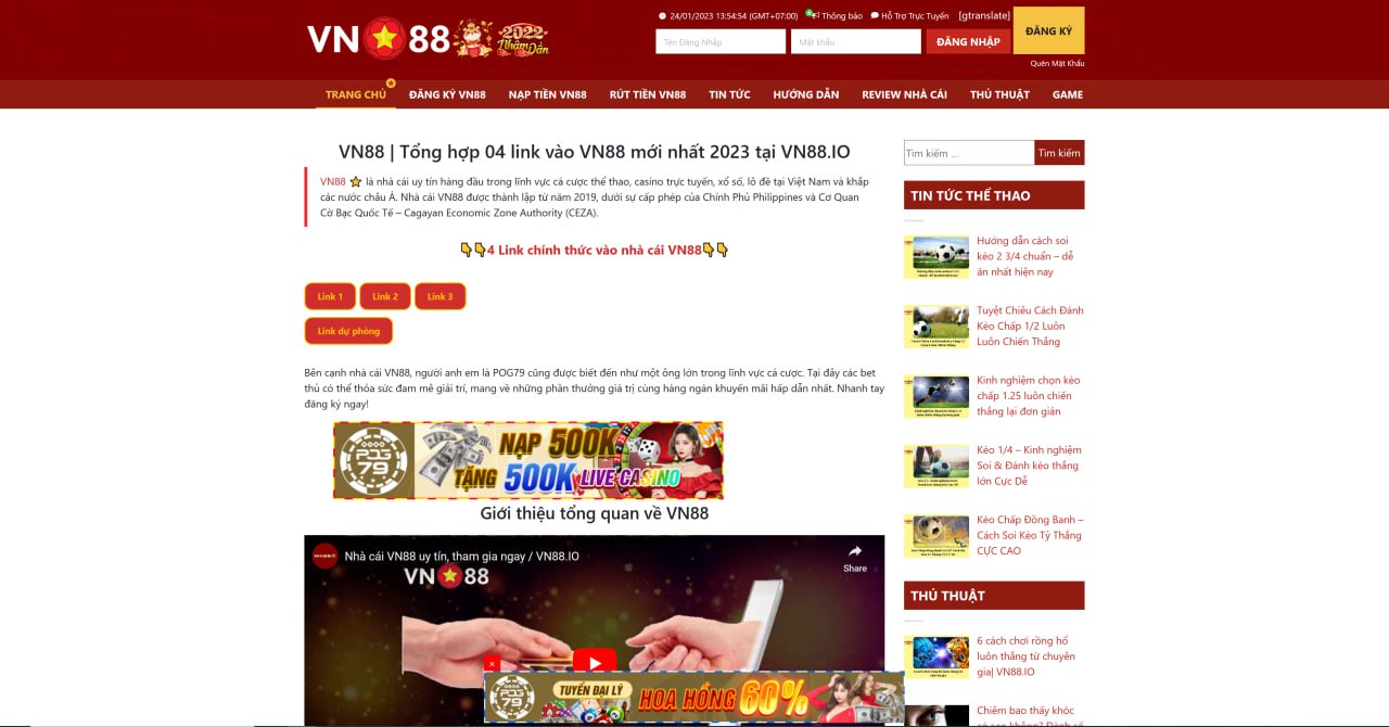 vn88 Nhà Cái Uy Tín